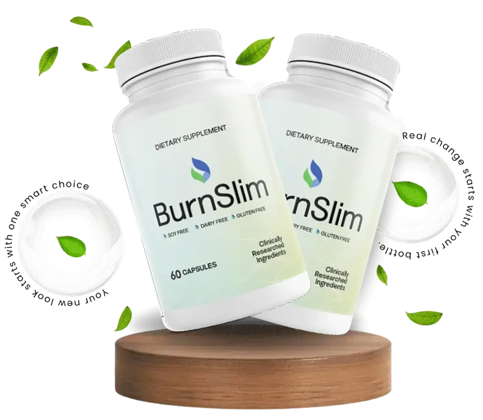 Burn Slim Natural Weight Loss Supplement Bottles